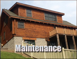  Red Oak, North Carolina Log Home Maintenance